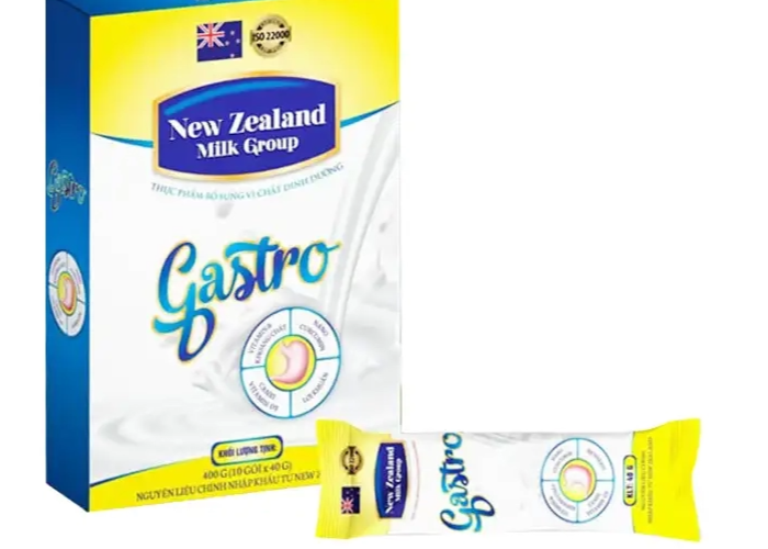 Sữa bột Gastro New Zealand Milk 10 gói x 40g
