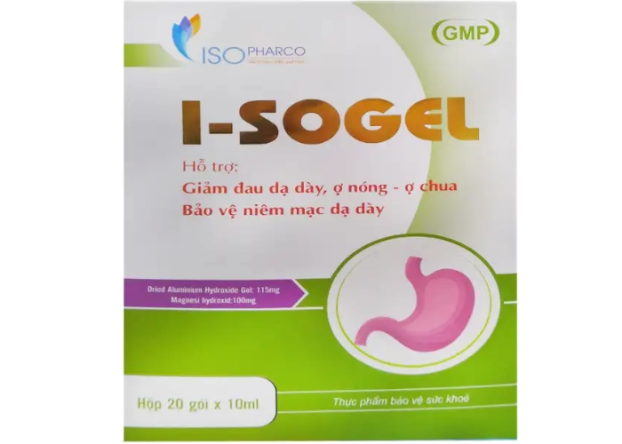 Dung dịch uống I Sogel IsoPharco 12 gói x 10ml