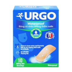 Băng keo cá nhân Urgo Waterproof Hộp 10 miếng