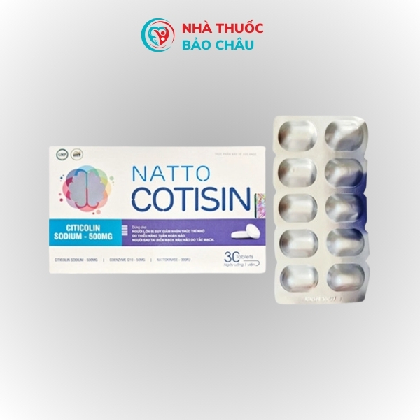 Viên uống Natto Cotisin hỗ trợ não