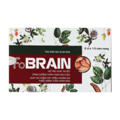 Viên uống Fobrain Fobelife hỗ trợ tăng cường mạch máu não