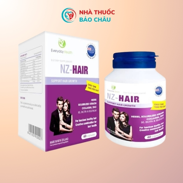 Viên uống Nz-Hair Everyday Health hỗ trợ mọc tóc